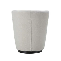 Matilde Ivory Boucle Fabric Swivel Chair -Housing Units Shop 75d24c7699cef5943d505340ed67e0c4