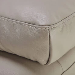 Natuzzi Editions Dado Stone Grey Leather 2 Seater Sofa -Housing Units Shop 76ed77451043758f27dd8bb8b71ee206