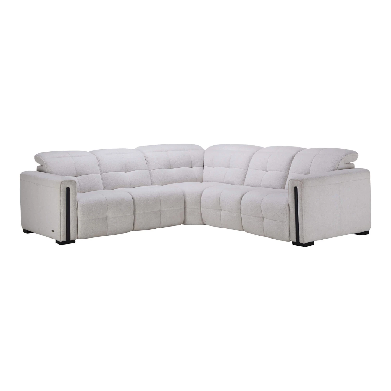 Lyra Cream Fabric 2 Power Recliner Corner Sofa 3 Lyra Cream Fabric 2 Power Recliner Corner Sofa