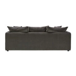 Gabriella Dusk Charcoal Fabric Large Pillow Back Sofa -Housing Units Shop 7846910f6b8fb76d2b2f7978111a57c3