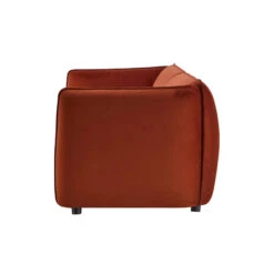 Glass House Thorne Rust Orange Fabric 3 Seater Sofa -Housing Units Shop 78b9465ce94950b1e4cfb6bad0830541