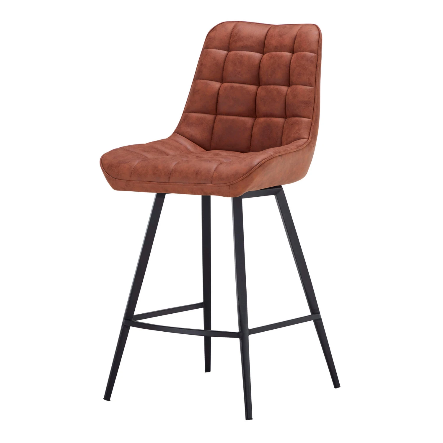 Moretti Tan Faux Leather Counter Bar Stool 3 Moretti Tan Faux Leather Counter Bar Stool