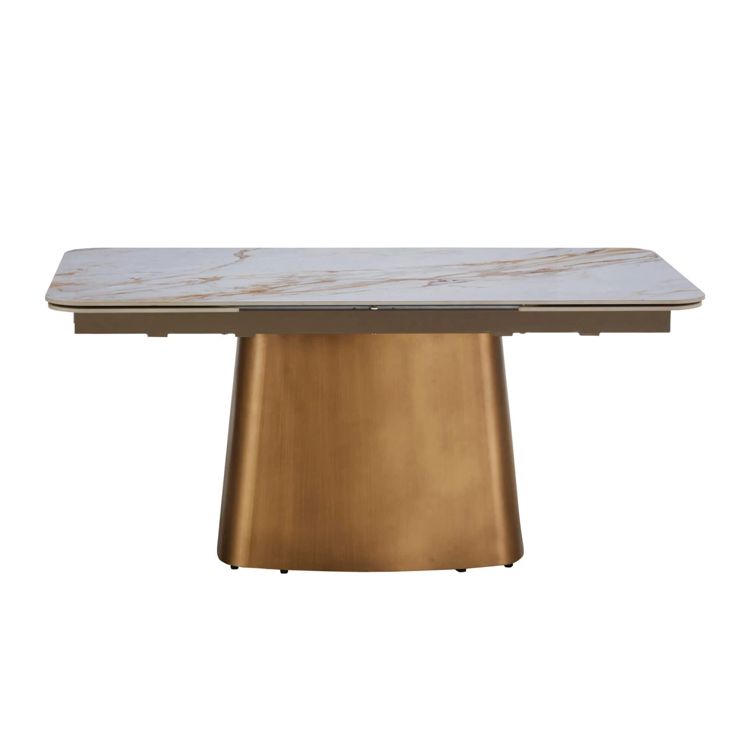 Priama White Ceramic Dining Table 7 Priama White Ceramic Dining Table - Image 5