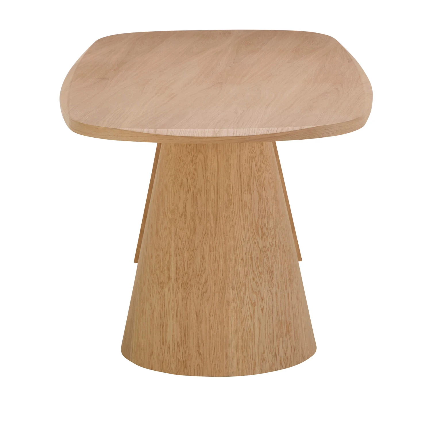 Strata Oval 200cm Natural Oak Dining Table 5 Strata Oval 200cm Natural Oak Dining Table - Image 3