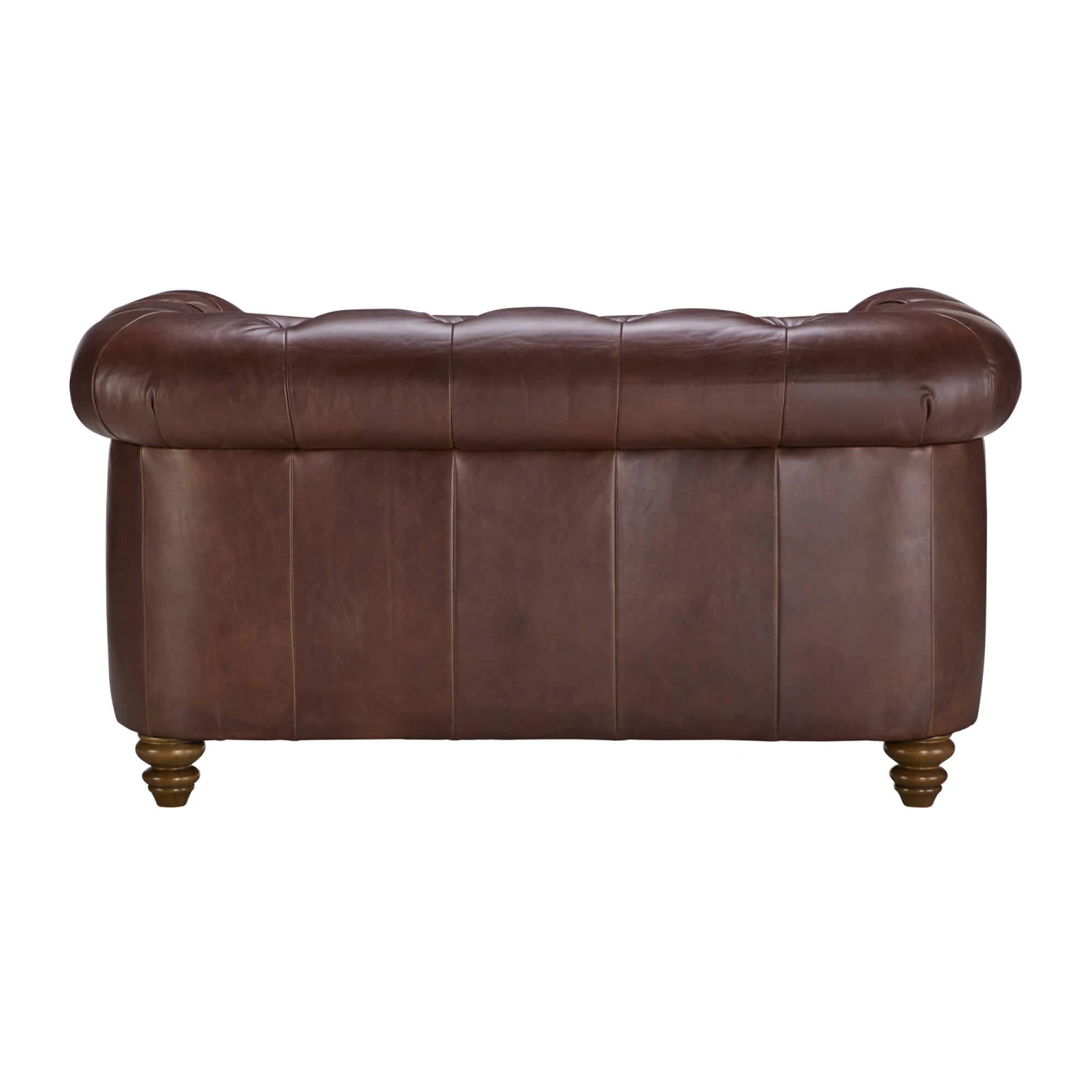 Wentworth Kodak Clove Brown Leather Snuggler Sofa 7 Wentworth Kodak Clove Brown Leather Snuggler Sofa - Image 5