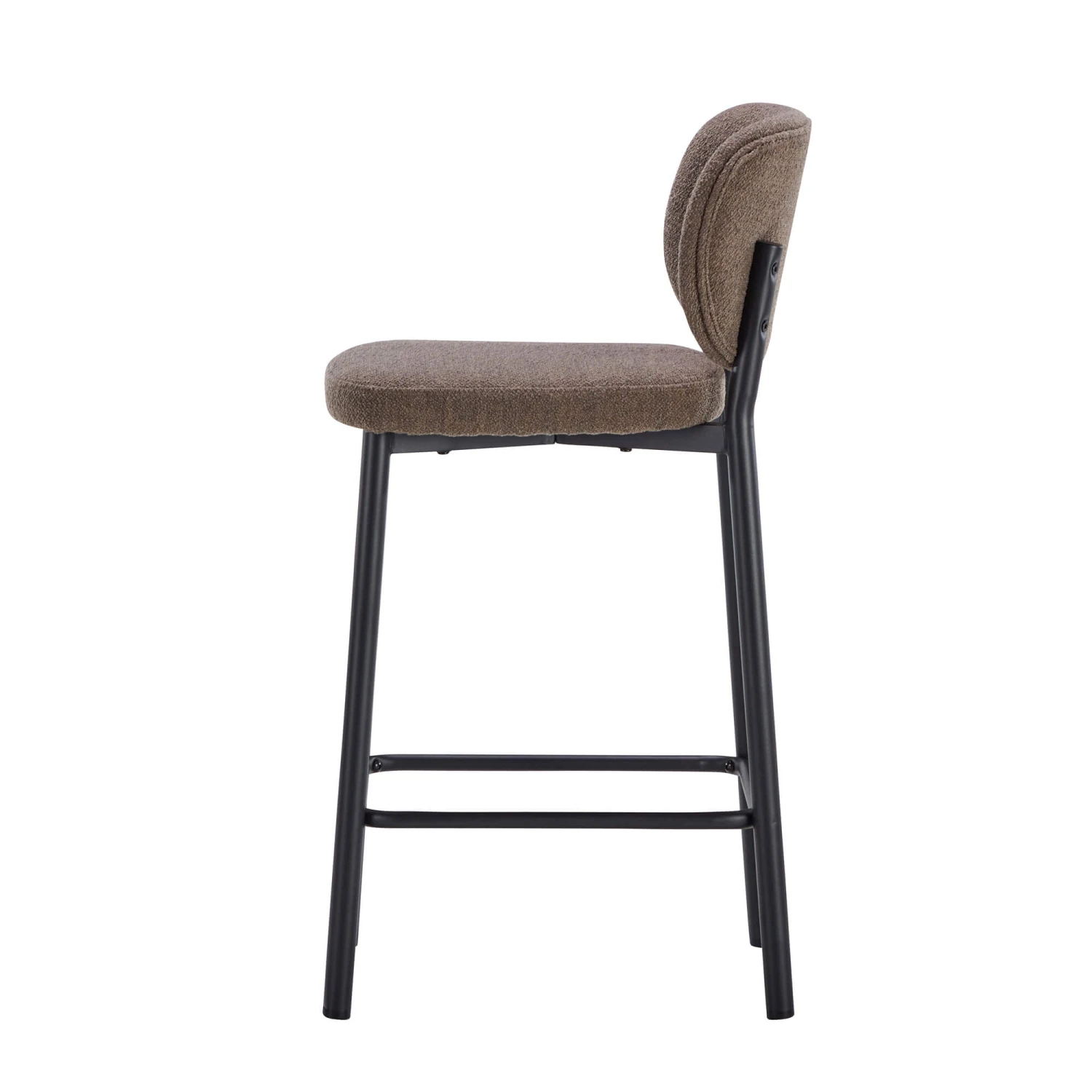 Sofia Brown Boucle Counter Bar Stool 6 Sofia Brown Boucle Counter Bar Stool - Image 4
