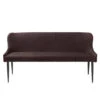 Toby Brown Faux Leather Sofa Bench -Housing Units Shop 8095f85888570d24a00348135fd6b096