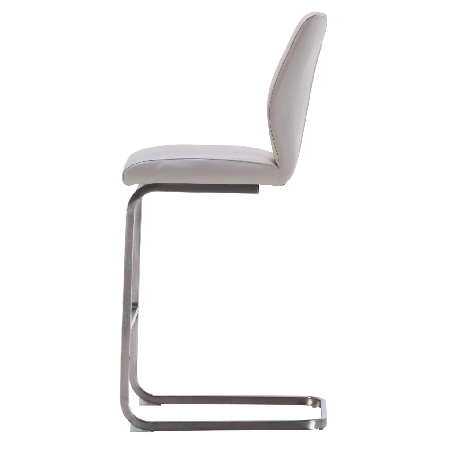 Roma Taupe Faux Leather Bar Stool 6 Roma Taupe Faux Leather Bar Stool - Image 4