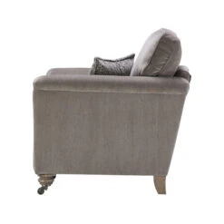 Donna Grey Fabric Armchair 11 Donna Grey Fabric Armchair -Housing Units Shop 81bc00c9aea8e092e6d9f8b629beb6ca