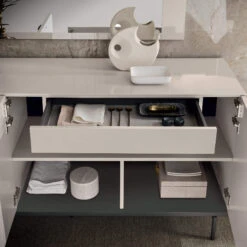 Caren High Gloss Pearl Line 173cm 3 Door Sideboard 12 Caren High Gloss Pearl Line 173cm 3 Door Sideboard -Housing Units Shop 8543546991598ec15c763846040134aa