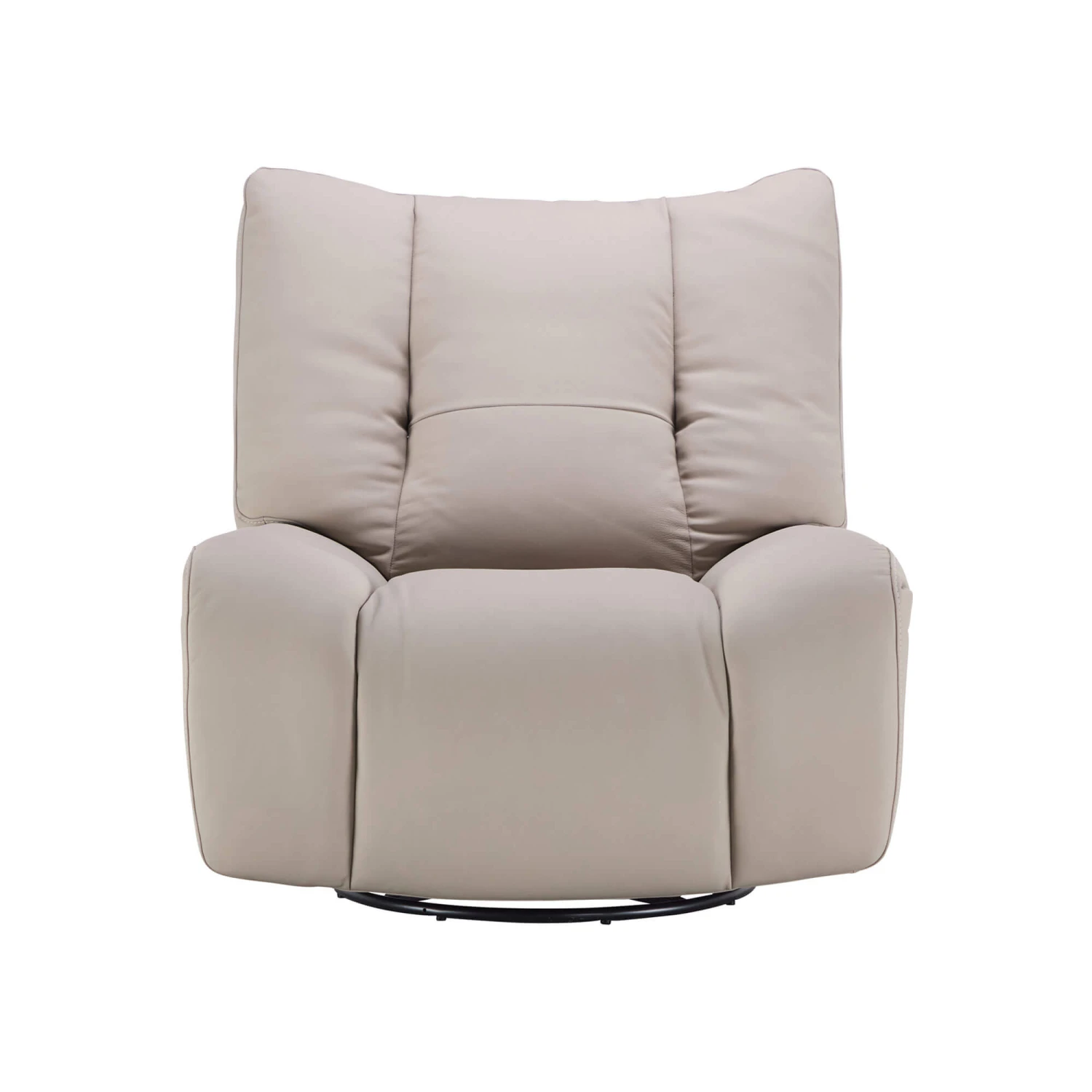 Marco Light Beige Leather Power Glider Recliner Chair 3 Marco Light Beige Leather Power Glider Recliner Chair
