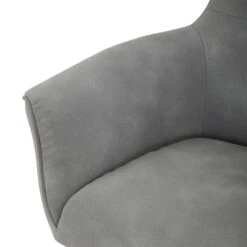 Casper Grey Fabric Swivel Chair -Housing Units Shop 86d341a3170f9925fc013dd4bcf993b2