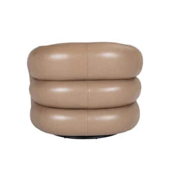 Glass House Arlo Taupe Leather Swivel Chair 11 Glass House Arlo Taupe Leather Swivel Chair -Housing Units Shop 87e059d625306f4f3dcfbafffcbc7c3d