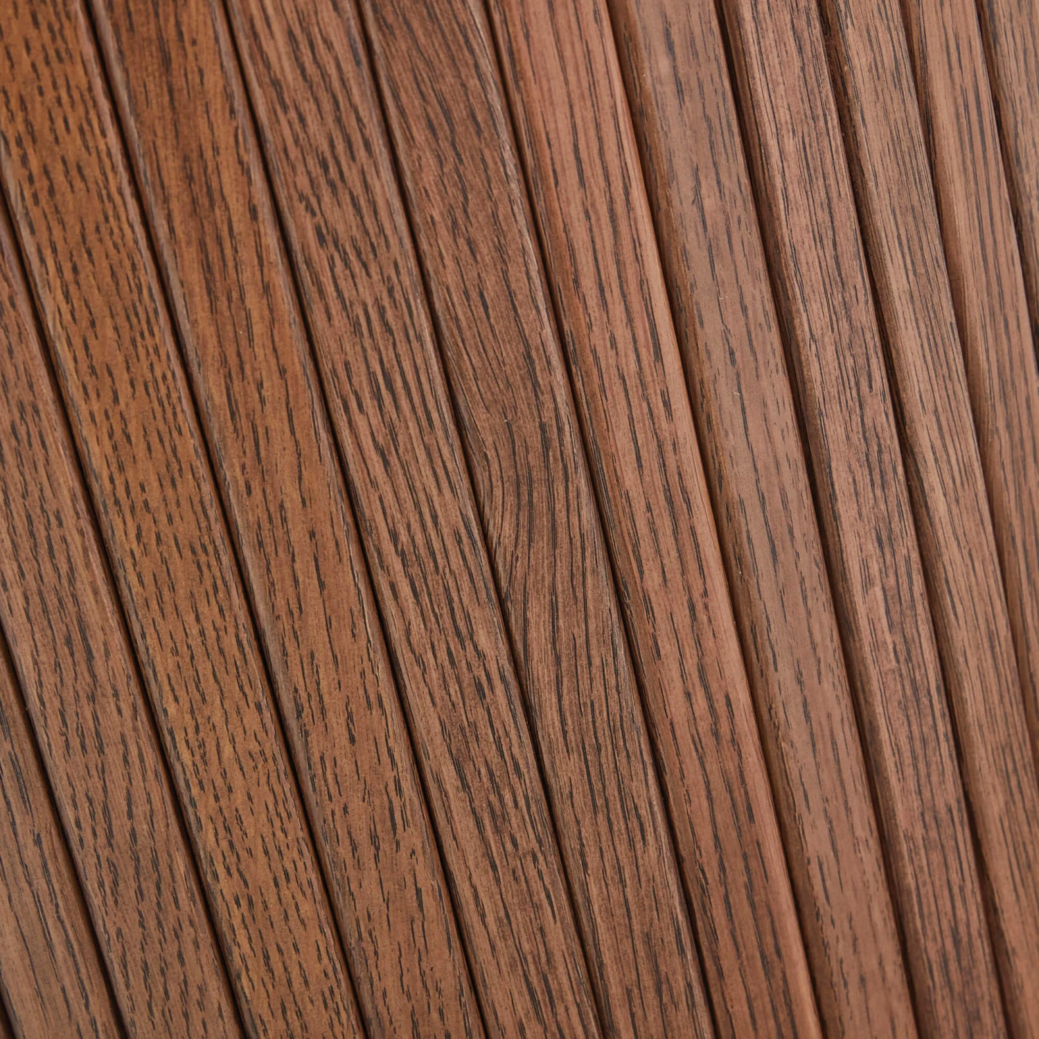 Annika Smoked Oak Slatted 120cm Round Dining Table 8 Annika Smoked Oak Slatted 120cm Round Dining Table - Image 6