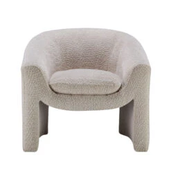 Chelmont Crunch Natural Fabric Lounge Chair