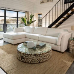 Julietta Mikah Daisy Cream Fabric Left Hand Corner Chaise Sofa -Housing Units Shop 895b465c40139dcdb626804b750c13ee 1