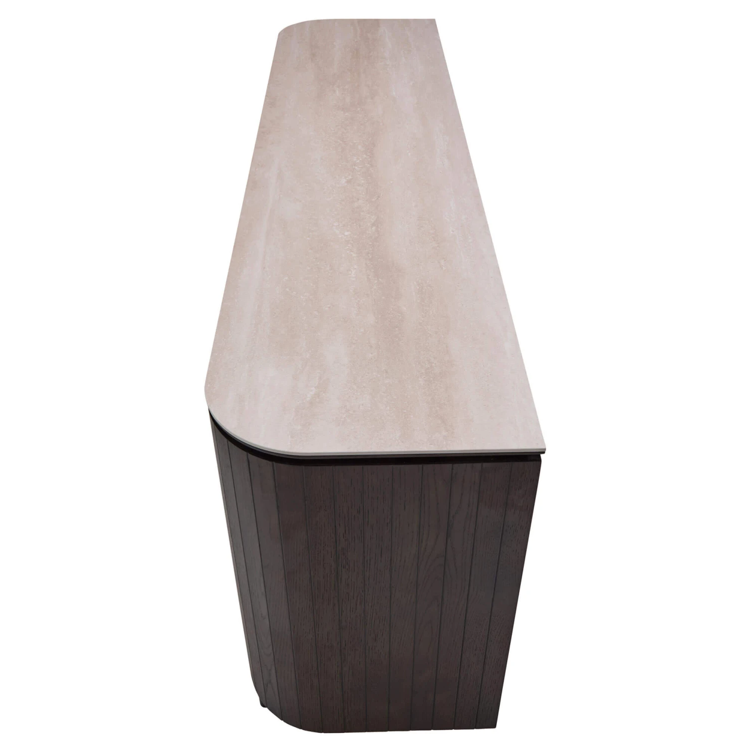 Belfort 180cm Brown Faux Travertine Sideboard 6 Belfort 180cm Brown Faux Travertine Sideboard - Image 4