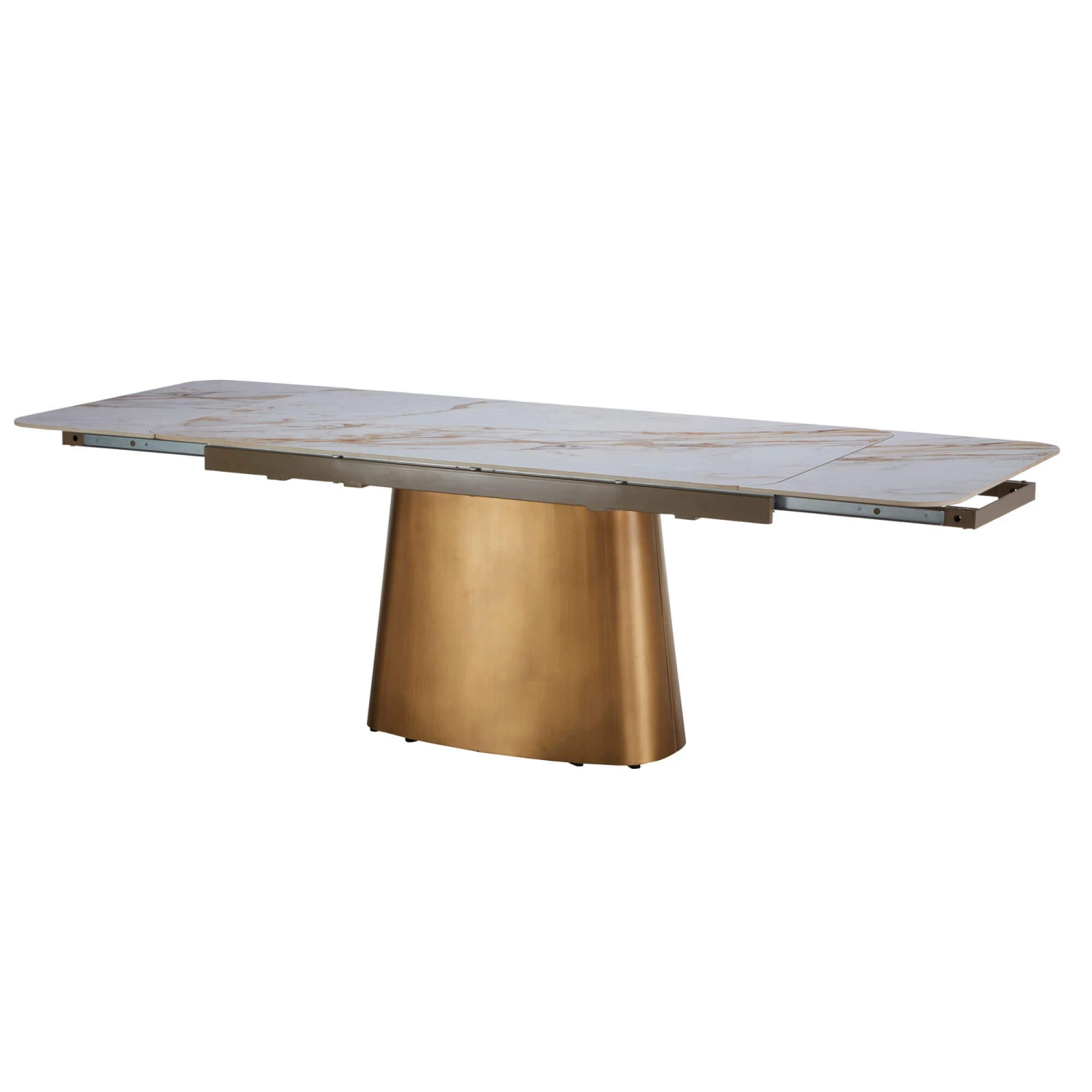 Priama White Ceramic Dining Table 4 Priama White Ceramic Dining Table - Image 2