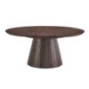 Artemis Round Wooden Extending Dining Table