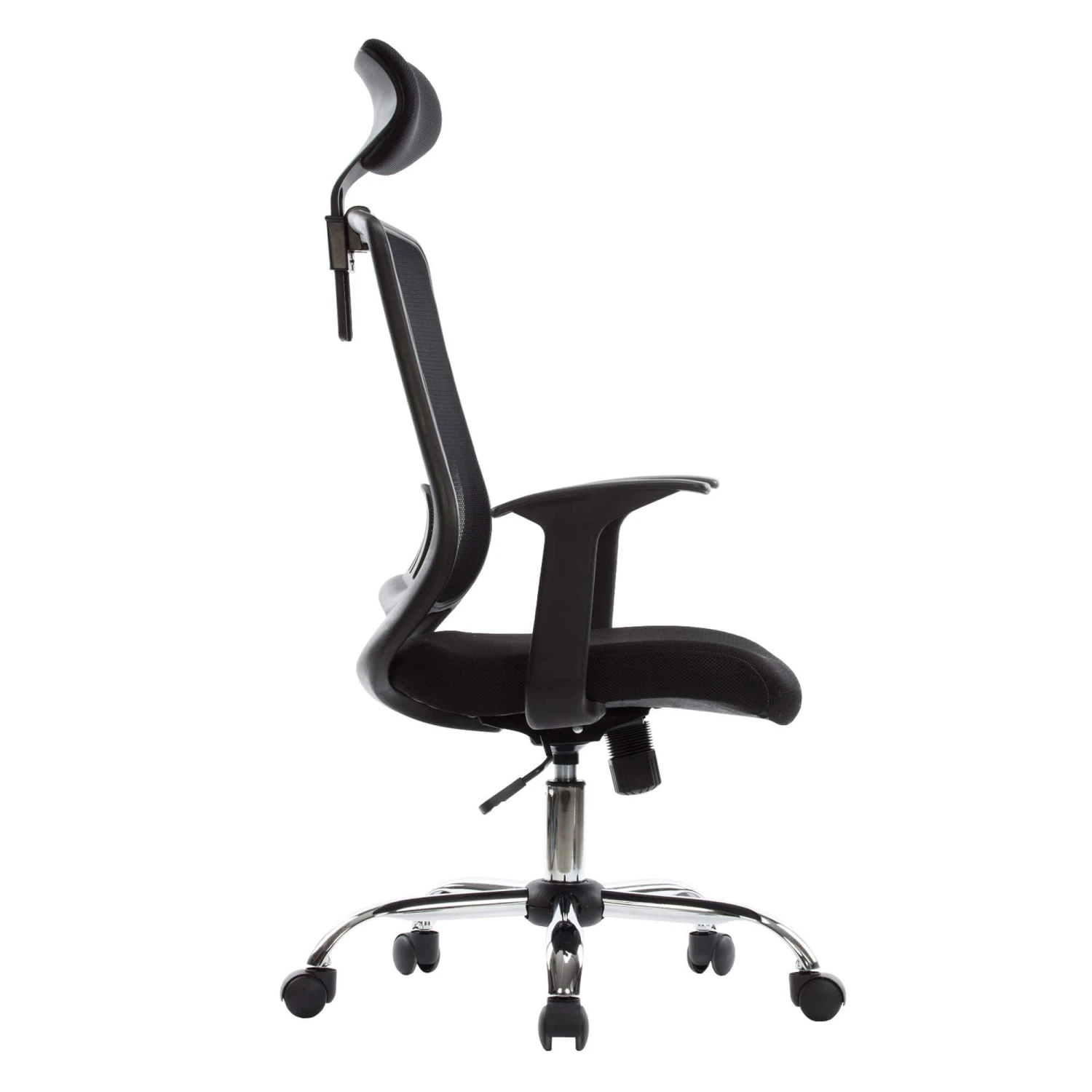Flint Black Mesh Gas Lift Office Chair 5 Flint Black Mesh Gas Lift Office Chair - Image 3