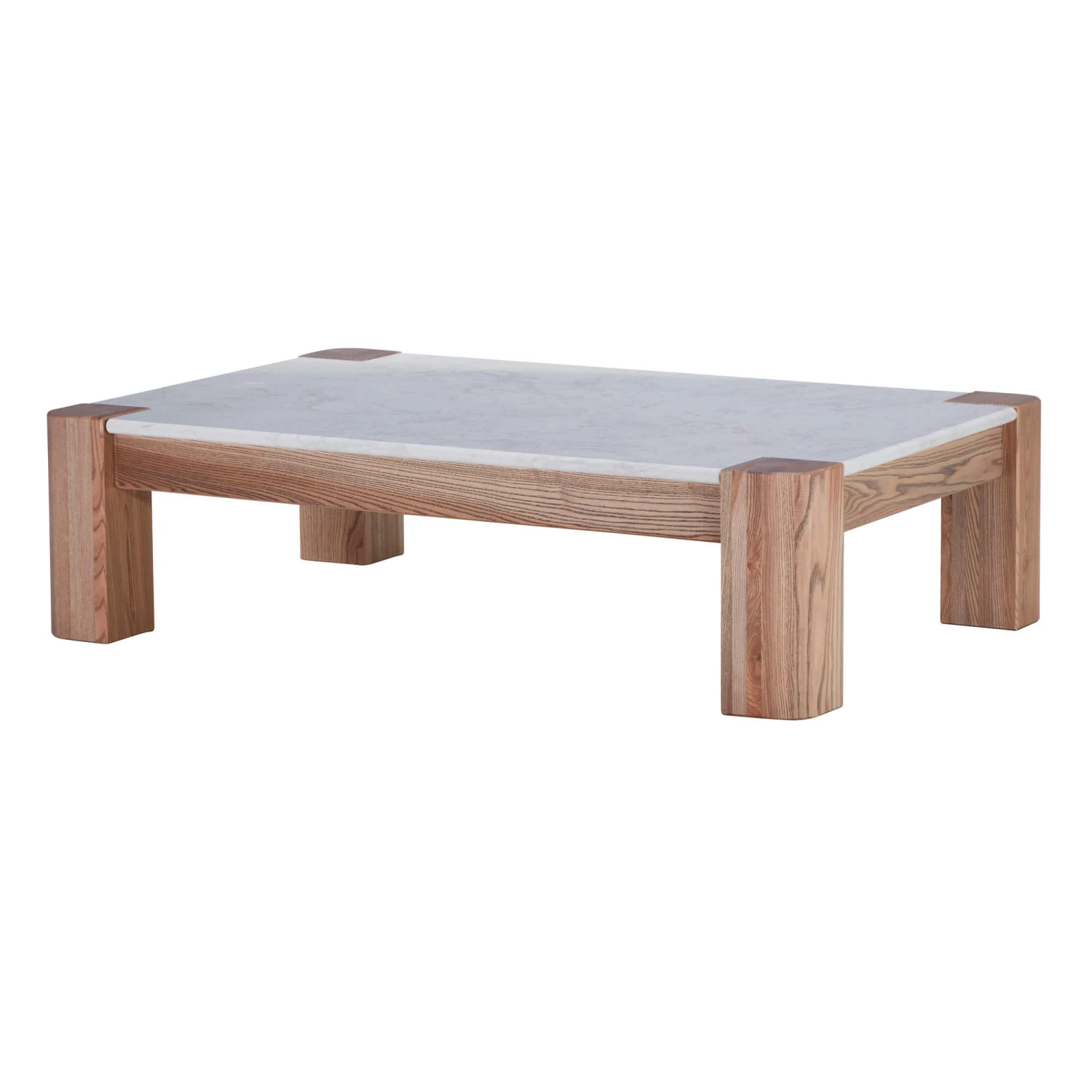 Tivoli Brushed Oak Coffee Table With Marble Top 3 Tivoli Brushed Oak Coffee Table With Marble Top