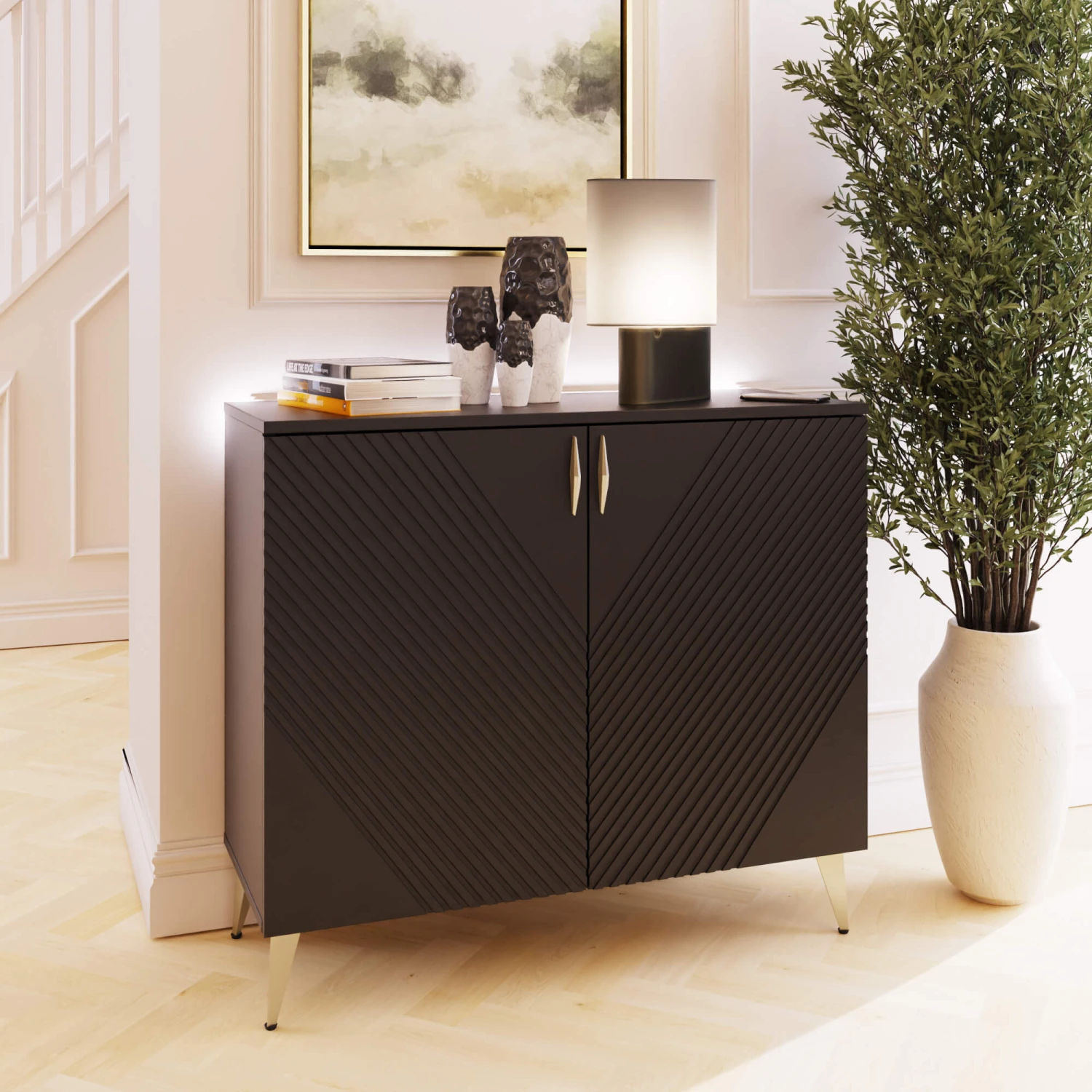 Frank Olsen Ava Small Black Sideboard 3 Frank Olsen Ava Small Black Sideboard