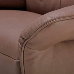 Himolla Loona Brown Leather 3 Seater Electric Recliner Sofa -Housing Units Shop 9237a9814703cf64bfe79b31f319ab0c