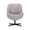 Zara Natural Fabric Accent Swivel Chair -Housing Units Shop 928916d0b08221c188e5bb4445285d1f