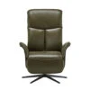 Kasava Green Semi Aniline Leather Power Recliner Chair -Housing Units Shop 92e697f1840ed6916755c6bc9a064fae
