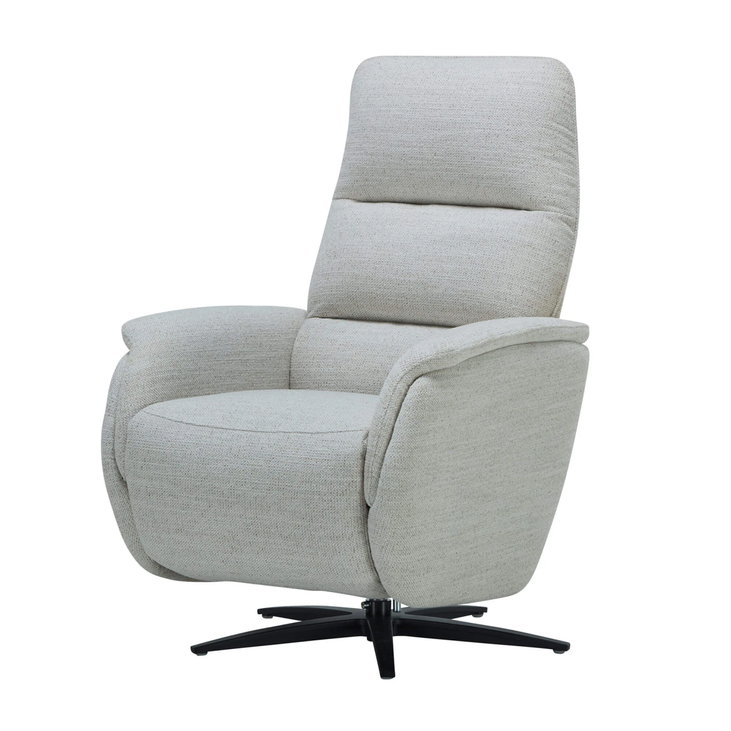Caleri White Fabric Power Recliner Chair 4 Caleri White Fabric Power Recliner Chair - Image 2