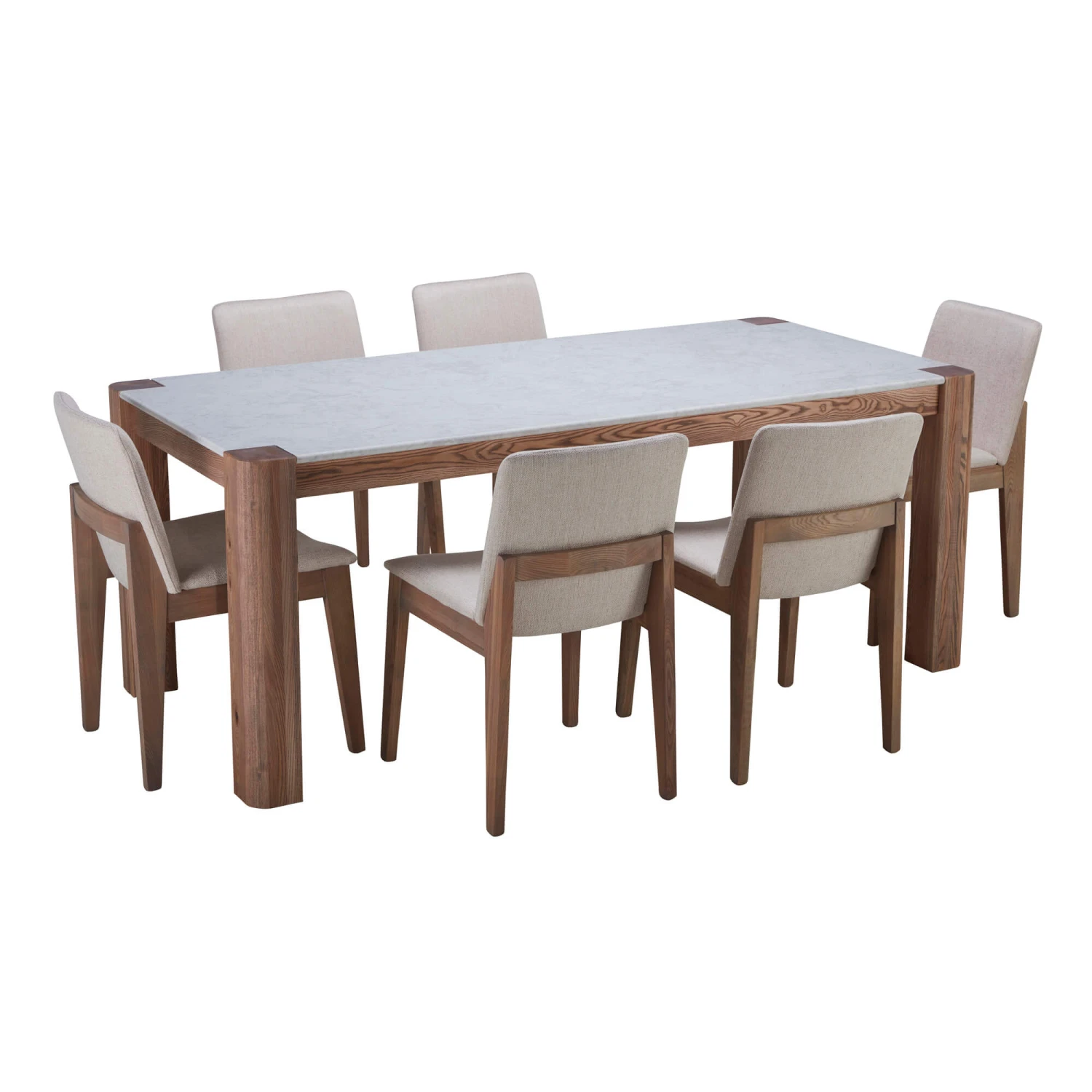 Tivoli 200cm Dining Table With 6 Farrington Dining Chairs 3 Tivoli 200cm Dining Table With 6 Farrington Dining Chairs