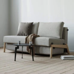 Kip Beige 2 Seater Fabric Sofa Bed