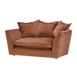 Nomad Dusk Apricot Fabric Snuggler Sofa -Housing Units Shop 940ef9d0274bbb304508845ac82db481
