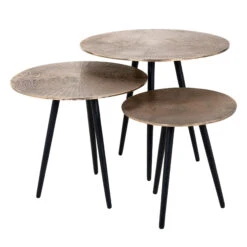 Venetian Metal Nest Of 3 Tables -Housing Units Shop 9519e159c2eea7a06e175f9d70a8c972