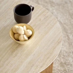 Dansgard Travertine-Effect Oak Side Table -Housing Units Shop 9574668e3fcc97e9057fda8cf2c86a1d