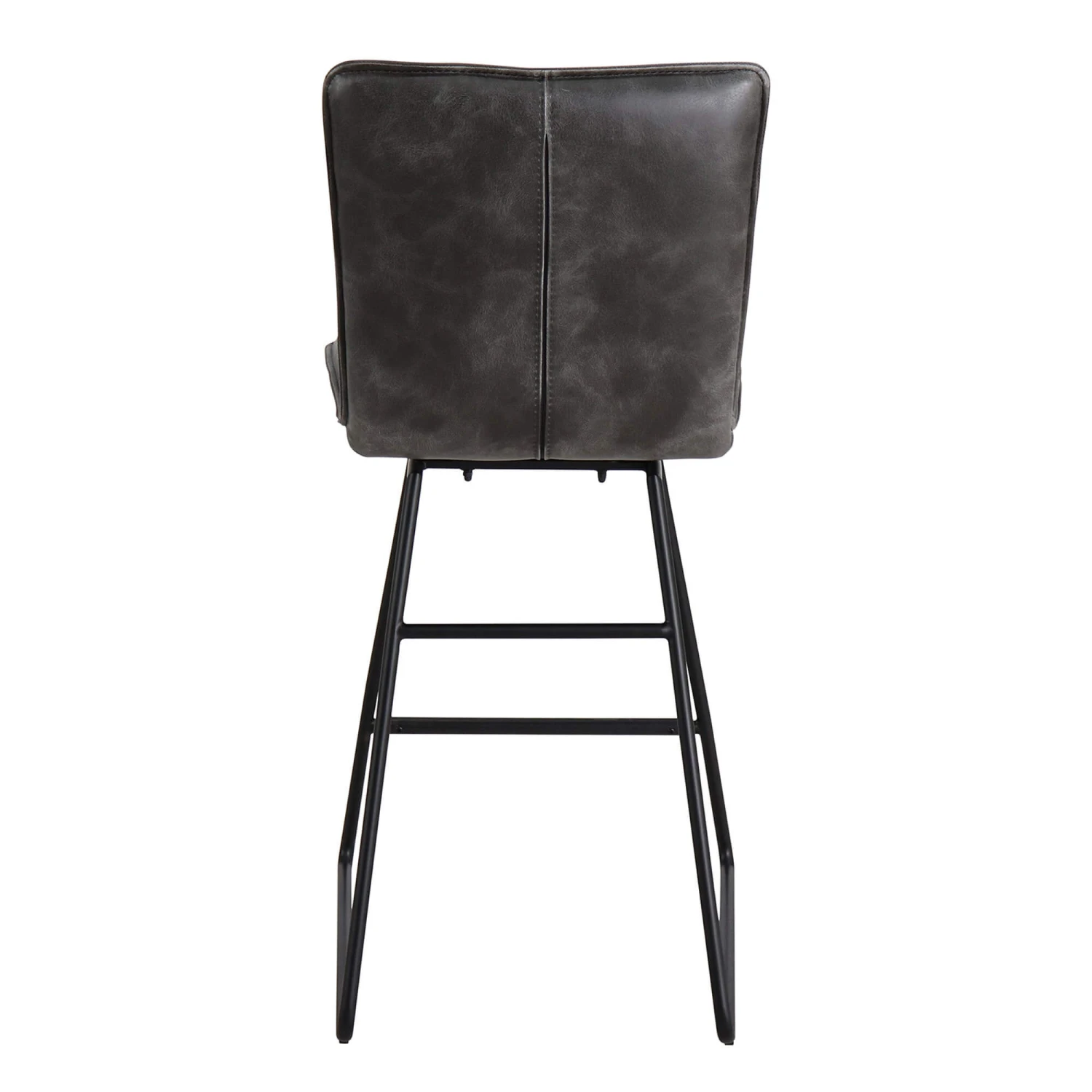 Clarence Grey Faux Leather Counter Bar Chair 6 Clarence Grey Faux Leather Counter Bar Chair - Image 5