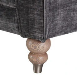 Carolina Grey Chenille Fabric Pillow Back 4 Seater Grand Sofa -Housing Units Shop 98d73ecc6a96e350473c94aae7aea036