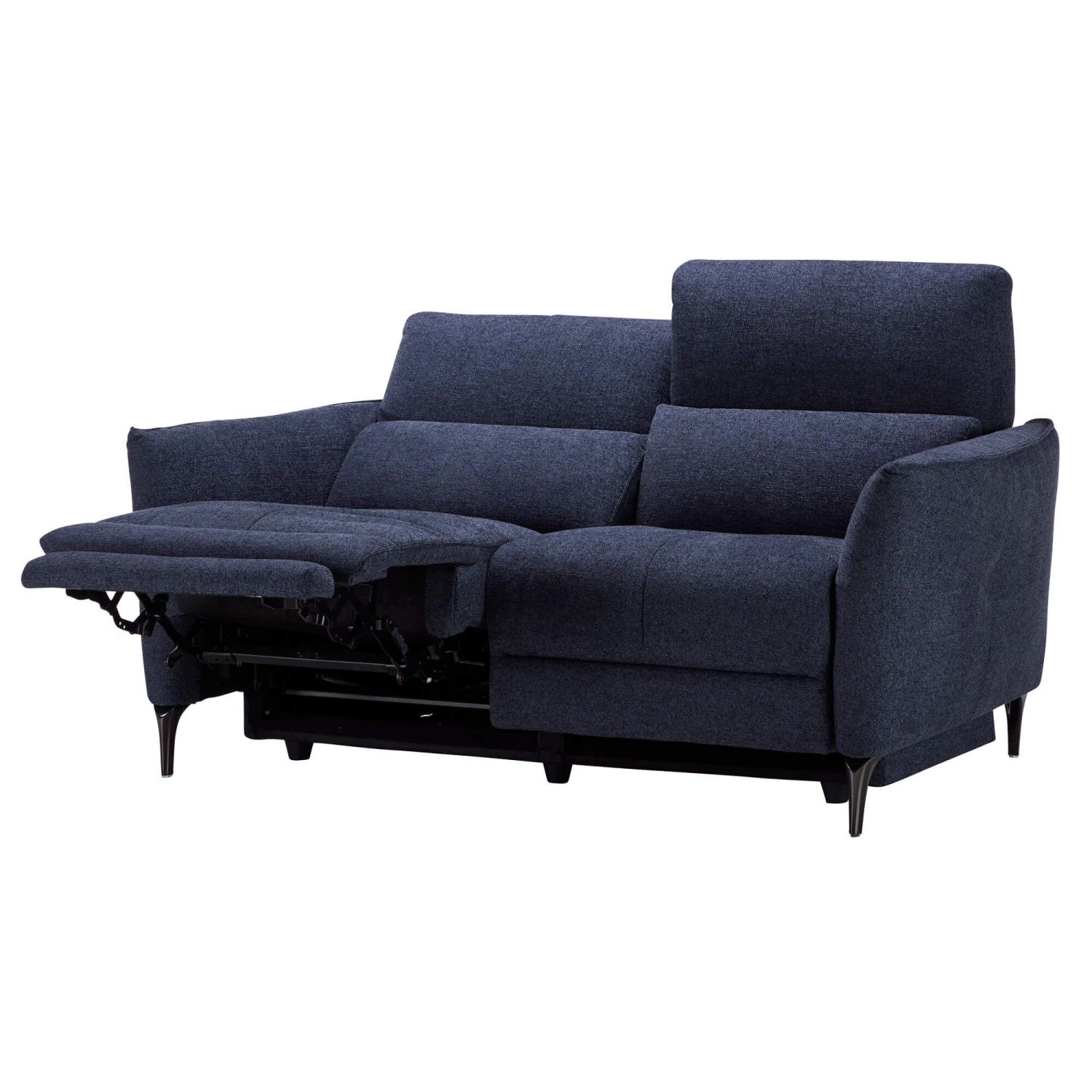 Alicia 2 Seater Blue Fabric Electric Recliner Sofa 6 Alicia 2 Seater Blue Fabric Electric Recliner Sofa - Image 4