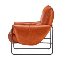 Bronx Tan Brown Leather Lounge Chair -Housing Units Shop 9c208b431d2ebdfbbacf335646cd7e57
