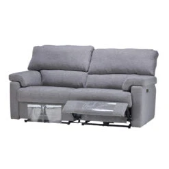 Houston Grey Fabric 3 Seater Power Recliner Sofa -Housing Units Shop 9eb84991b94bd1d1fd53a57cd6dd0e3d