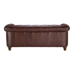 Wentworth Kodak Clove Brown Leather Midi Sofa -Housing Units Shop 9eedc5157f6f394a91c5e16a4bf7c0fb