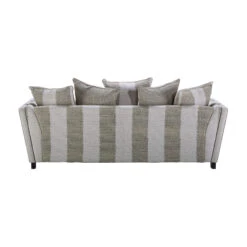 Parker Knoll Harlow Stripe Moss Green Fabric Grand Pillow Back Sofa -Housing Units Shop 9efcccdcdd052ef85d0fd50b096b45f8 1