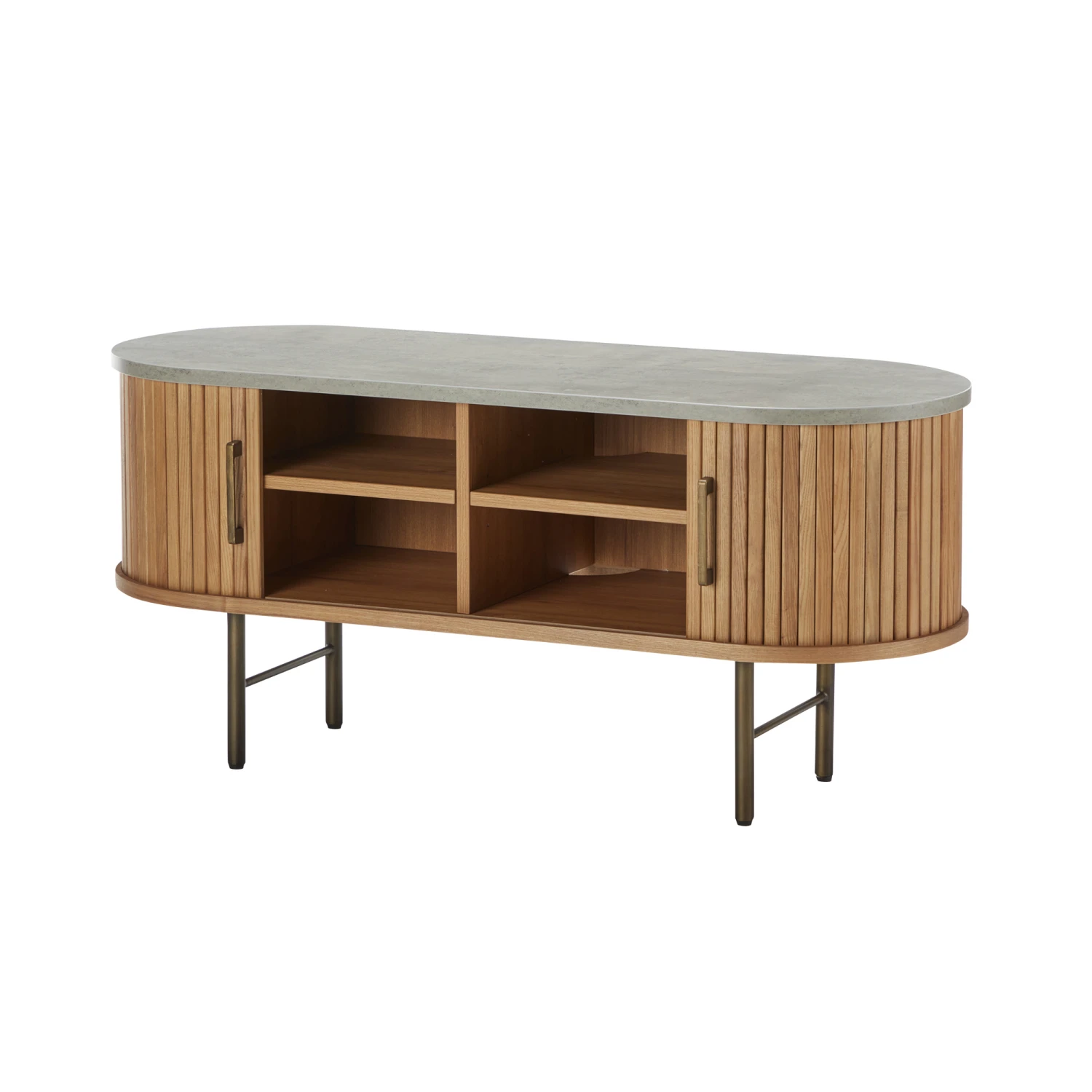 Ariana TV Unit Top In Concrete Effect 6 Ariana TV Unit Top In Concrete Effect - Image 4