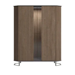 Oratino 2 Door Ribbed Wood Cabinet -Housing Units Shop 9fffea8741ca4c5ebbe2564c6f78850c
