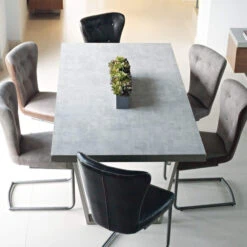 Caspian Grey Concrete-Effect 160cm Dining Table 10 Caspian Grey Concrete-Effect 160cm Dining Table -Housing Units Shop a03c3263b61cccb81e03aee5e7c618f8