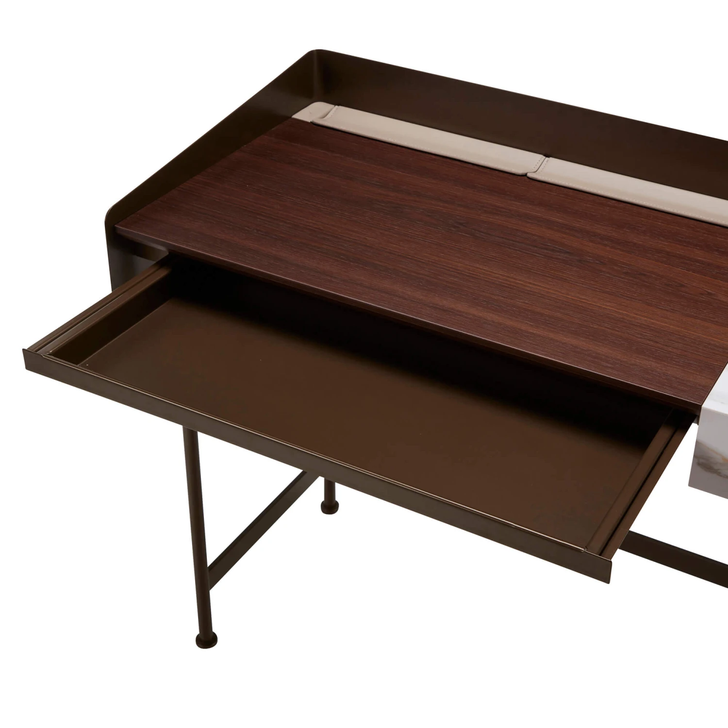 Bontempi Secret Lacquered Dark Brown Desk 8 Bontempi Secret Lacquered Dark Brown Desk - Image 6