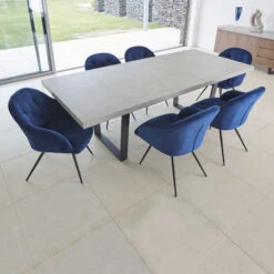 Levante Concrete-Effect 180cm Extending Dining Table 10 Levante Concrete-Effect 180cm Extending Dining Table -Housing Units Shop a1b44b2c68eb6078fdb938d8f1b6ce35