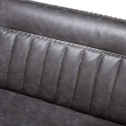 Clarence Grey Faux Leather Right-Hand Corner Dining Bench -Housing Units Shop a2dc14fe9349ae99bb30a1e094d7d570