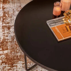 Libra Knightsbridge Black Glass Nest Of 2 Coffee Tables -Housing Units Shop a2edf1fa3af8b5468c50acee6dffe2ec