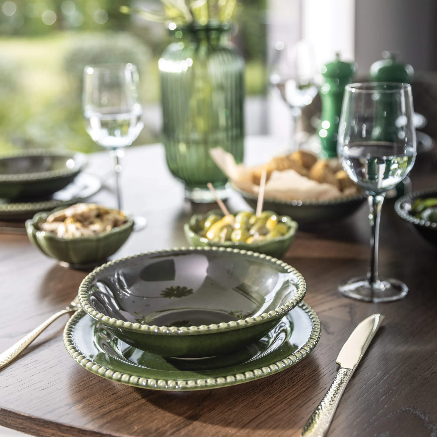 Annika Smoked Oak Slatted 120cm Round Dining Table 11 Annika Smoked Oak Slatted 120cm Round Dining Table - Image 9